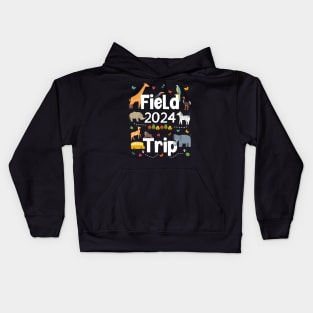 Field Trips 2024 Safari Zoo Kindergarten Teacher School Kids Kids Hoodie